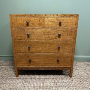 Stunning Edwardian Antique Oak Chest of Drawers 14 Oak Antique Chest of Drawers By Waring & Gillows