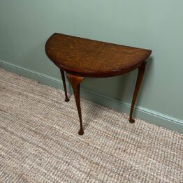Stunning Small Demi Lune Side Table
