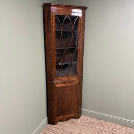 Stunning Antique Victorian Corner Cabinet