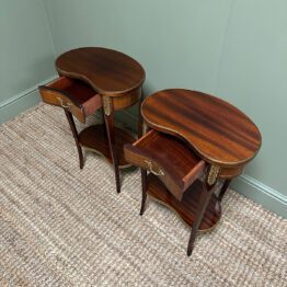 Superb Pair of Antique Side Tables / Lamp Tables