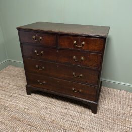 Country House Period Oak Antique Chest of Drawers