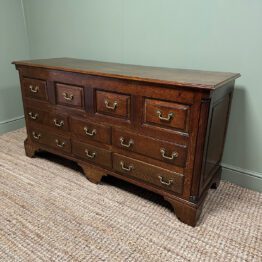 Period 18th Century Georgian Oak Antique Dresser