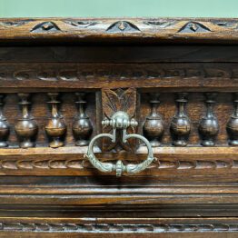 Spectacular Antique Victorian Oak Chest Of Drawers