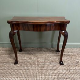 Stunning Victorian Mahogany Antique Games Table