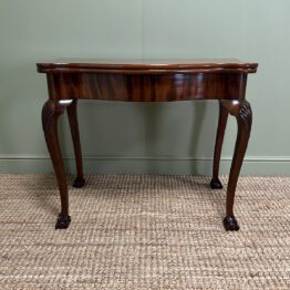 Stunning Victorian Mahogany Antique Games Table