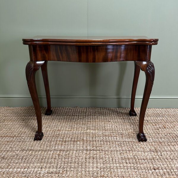 Stunning Victorian Mahogany Antique Games Table