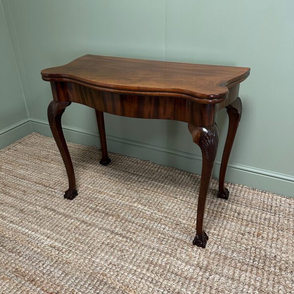 Stunning Victorian Mahogany Antique Games Table