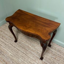 Stunning Victorian Mahogany Antique Games Table