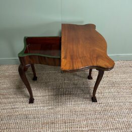 Stunning Victorian Mahogany Antique Games Table