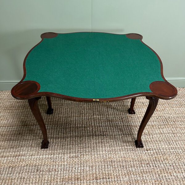 Stunning Victorian Mahogany Antique Games Table