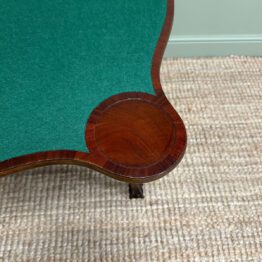 Stunning Victorian Mahogany Antique Games Table