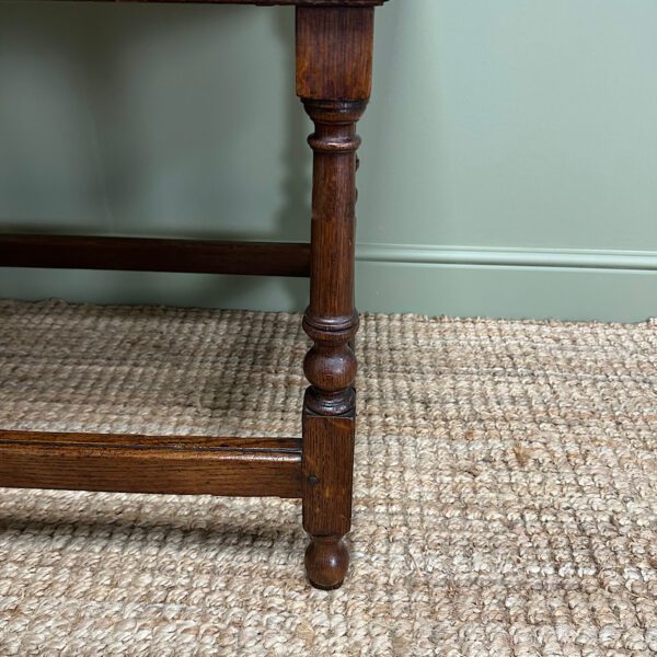 Quality Antique Georgian Oak Side Table