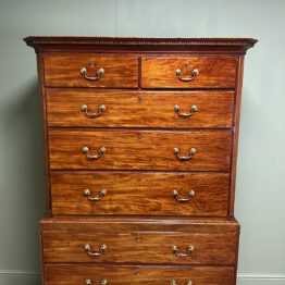 Spectacular Mahogany Antique Georgian Chest on Chest / Tall Boy