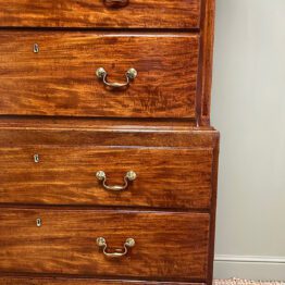 Spectacular Mahogany Antique Georgian Chest on Chest / Tall Boy