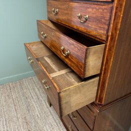 Spectacular Mahogany Antique Georgian Chest on Chest / Tall Boy