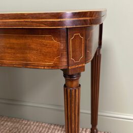 Spectacular 19th Century Antique Mahogany Tea Table