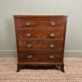 Stunning Mahogany Small Antique Chest of Drawers