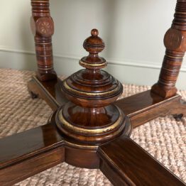 Stunning Victorian Antique Burr Walnut Table