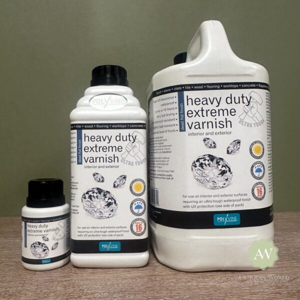 Polyvine Heavy Duty Extreme Varnish - Dead Flat Matt