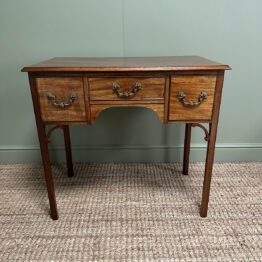 Country House Georgian Mahogany Antique Low Boy / Side Table