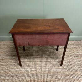 Country House Georgian Mahogany Antique Low Boy / Side Table