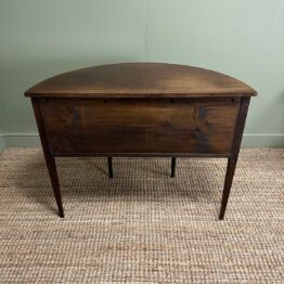 Quality Demi Lune Mahogany Antique Edwardian Sideboard 