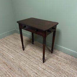 Fine Antique Regency Mahogany Side Table