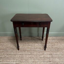 Fine Antique Regency Mahogany Side Table