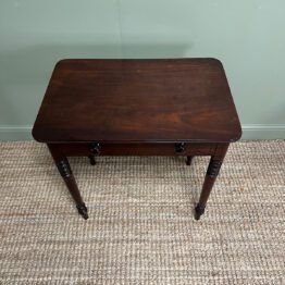 Fine Antique Regency Mahogany Side Table