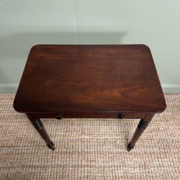 Fine Antique Regency Mahogany Side Table