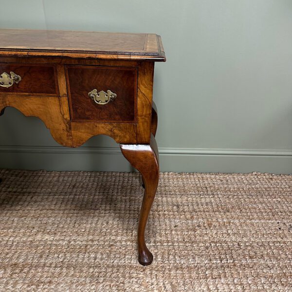 Stunning Edwardian Antique Walnut Low Boy