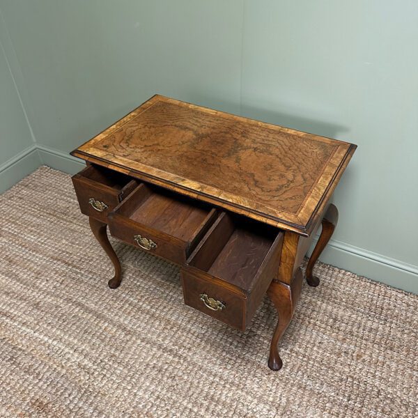 Stunning Edwardian Antique Walnut Low Boy