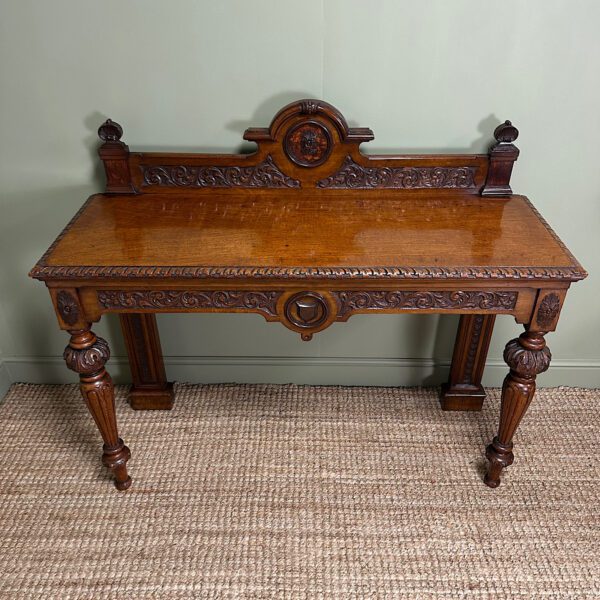 Outstanding Victorian Antique Console Table