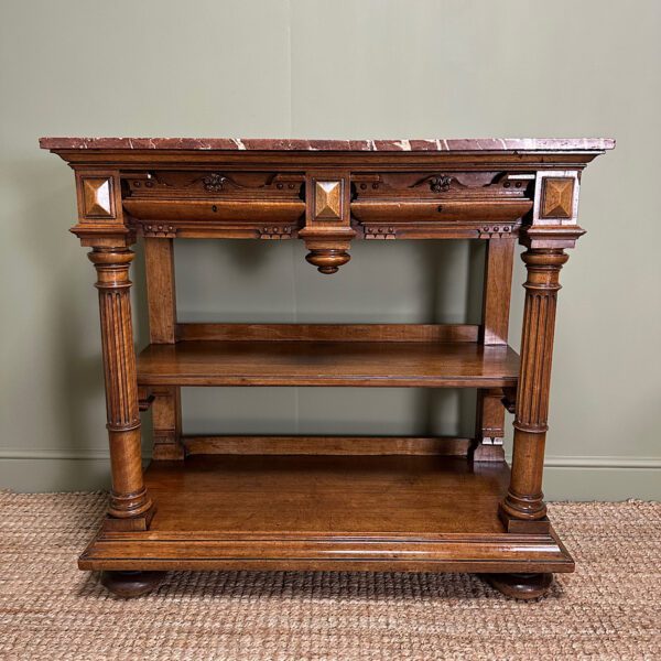 French Antique Walnut Buffet