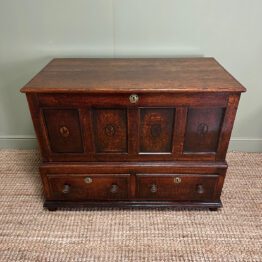 Country House Period Antique Oak Mule Chest