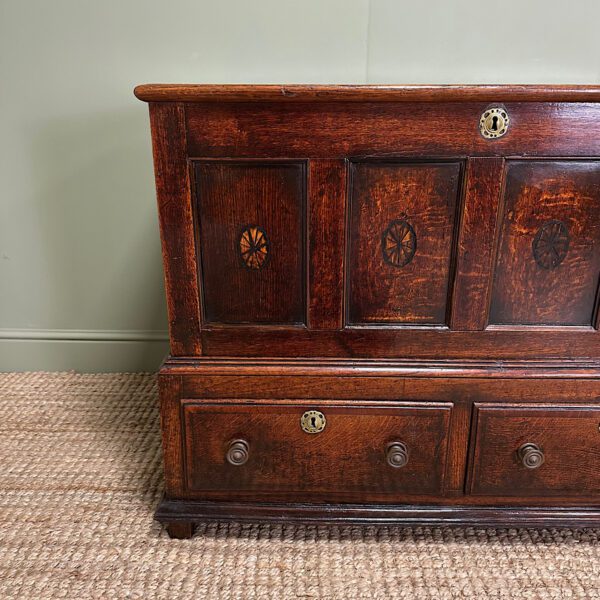 Country House Period Antique Oak Mule Chest