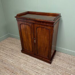 Quality Victorian Mahogany Cupboard with Fitted Interior