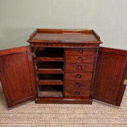 Quality Victorian Mahogany Cupboard with Fitted Interior