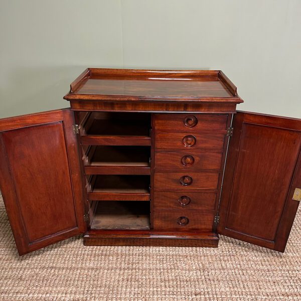 Quality Victorian Mahogany Cupboard with Fitted Interior