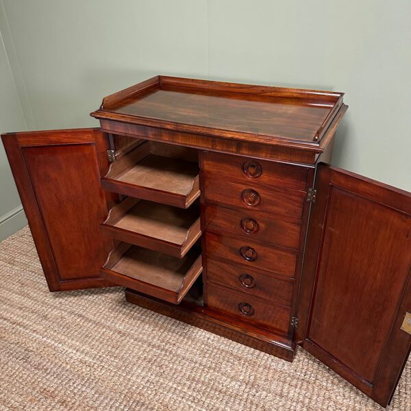 Quality Victorian Mahogany Cupboard with Fitted Interior