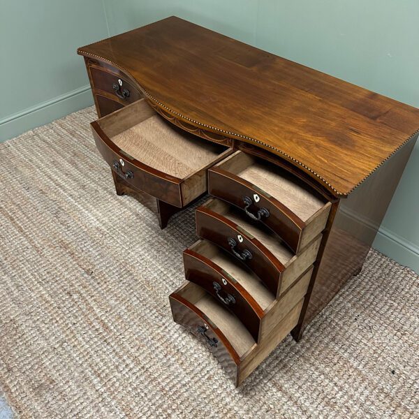 Outstanding Large Inlaid Victorian Mahogany Desk