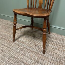 Set of 8 Ash Wheel Back kitchen Chairs
