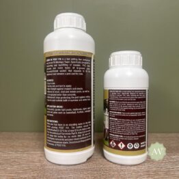 Osmo Post Fix back of bottles with label