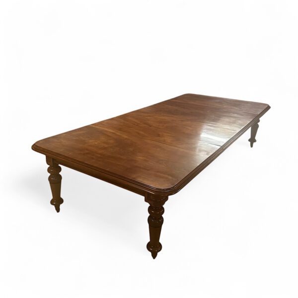 Large Mahogany Antique Victorian Dining Table