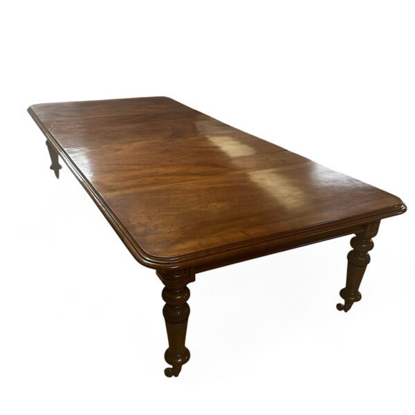 Large Mahogany Antique Victorian Dining Table