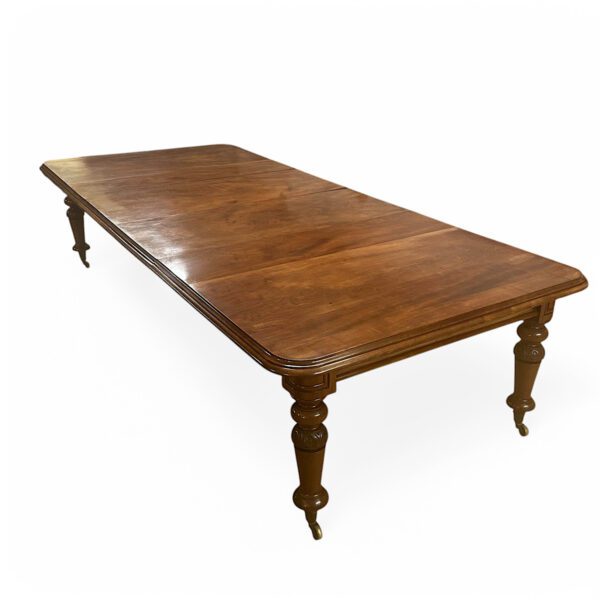 Large Mahogany Antique Victorian Dining Table