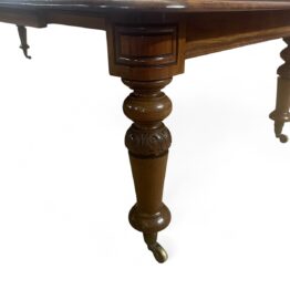 Large Mahogany Antique Victorian Dining Table