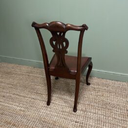 Quality Set Of 8 Antique Victorian Dining Chairs by William Walker & Sons