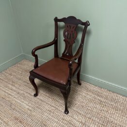 Quality Set Of 8 Antique Victorian Dining Chairs by William Walker & Sons