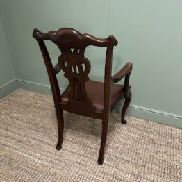 Quality Set Of 8 Antique Victorian Dining Chairs by William Walker & Sons